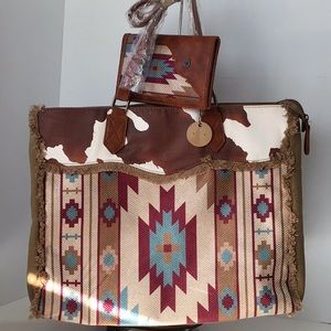 SET NEW Southwest Canvas Xlg Tote & Wallet